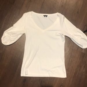 Theory creme shirt